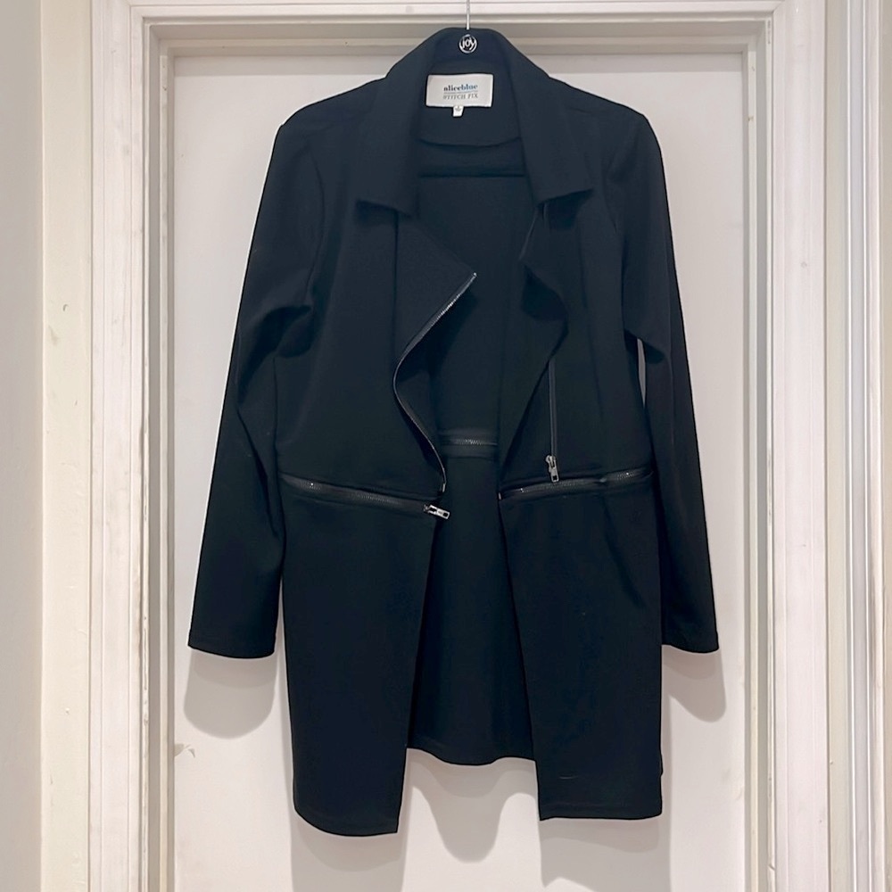 Alice Blue Convertible Knit Jacket for Stitch Fix